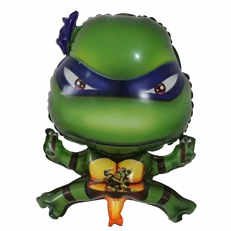 New Teenage Mutant Ninja Turtles Number Balloons Kid 1~9 Age Balloon Decoration Birthday Party Cartoon Ornaments Kids Toys