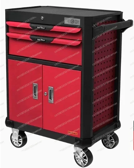 

Tool Cart Auto Repair Trolley Multifunctional Mobile tool Cabinet Iron Piece Workshop Drawer Toolbox