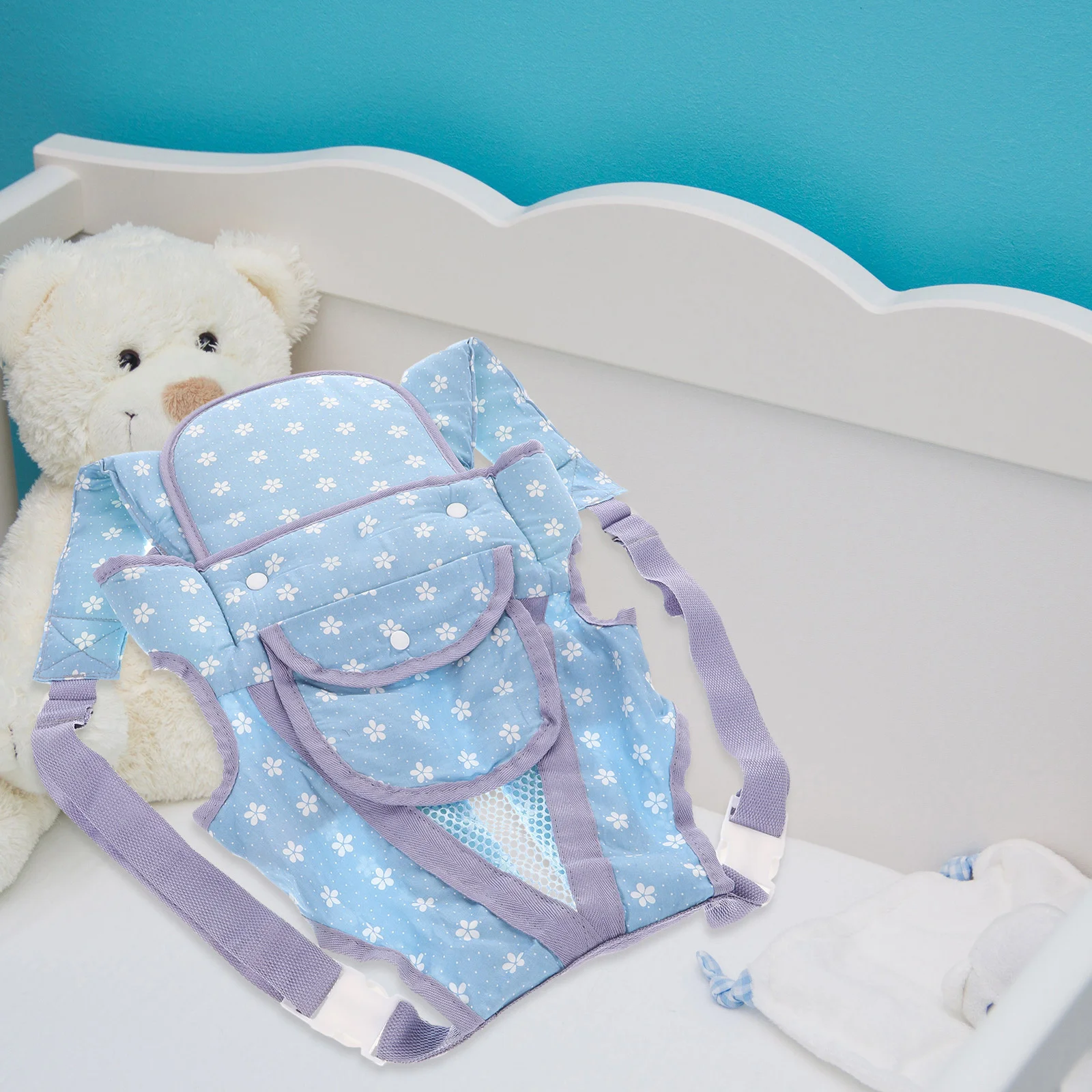 حاملة أطفال حديثي الولادة قابلة للتنفس وقابلة للتعديل للرضع من الأمام والخلف في الهواء الطلق للأطفال الصغار لحمل الرضع #3