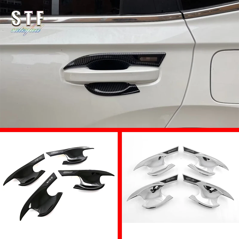 

ABS Door Bowl Trim For Honda CRV CR-V 2023 2024 Car Accessories Stickers W4