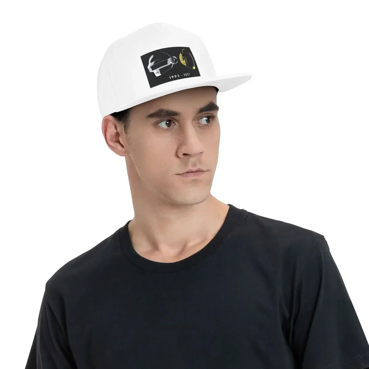 Unisex Baseball Hats Daft Punk Electronic Music Band Tribute Helmet Art Streetwear Summer Sports Baseball Caps Cap Casquette