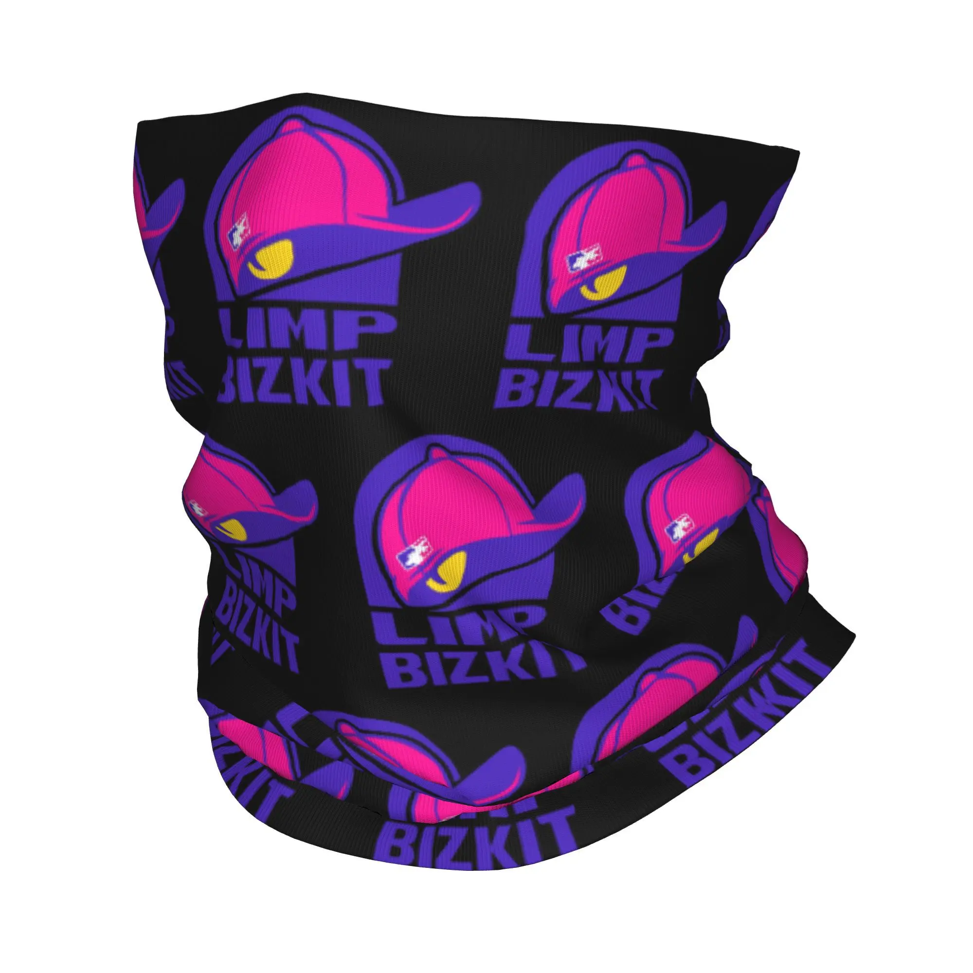 Custom Bizkits Rap Rock Limps Band Logo Neck Gaiter Men Women UV Face Shield Winter  Bandana Scarf for Cycling