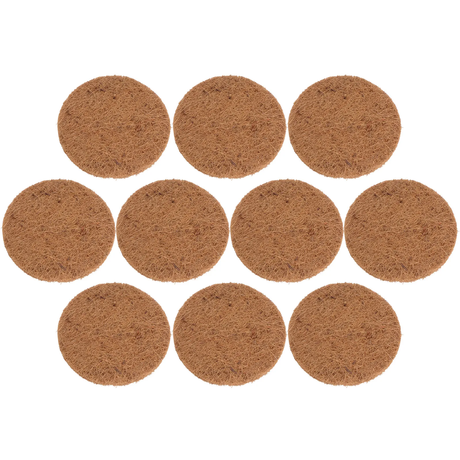 

10pcs Pigeon Nest Pad Brown Cushion Durable Reusable Dry Breathable Lightweight Pet Bird Accessories Breeding Nest Mat