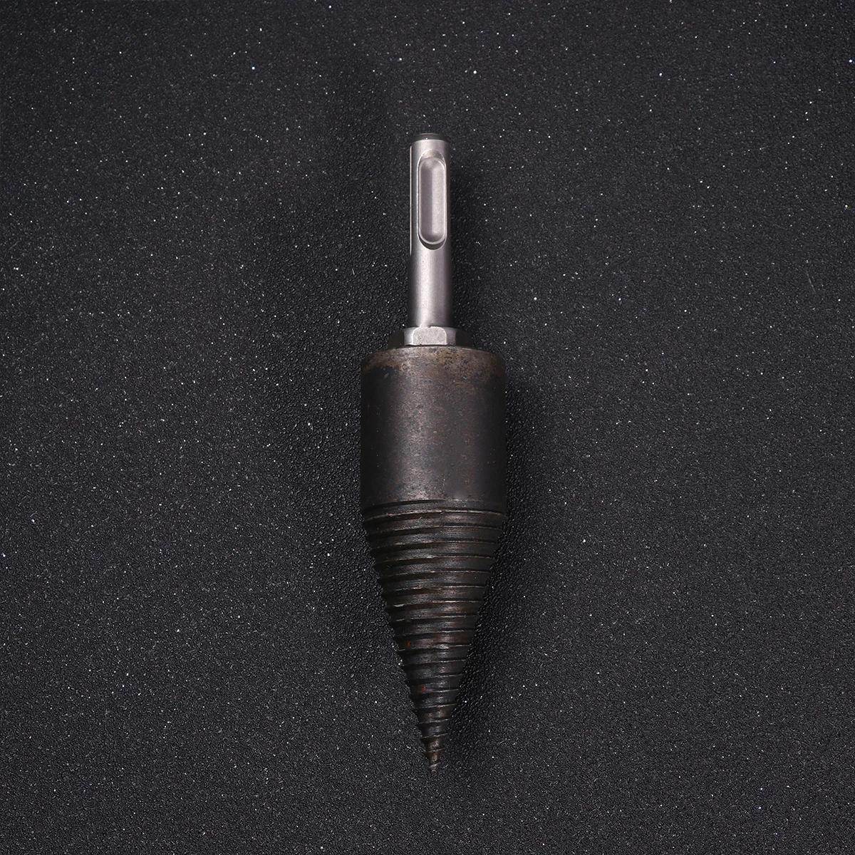 

Electric Drill Firewood Chopping Artifact Splitting Tools Splitter Log Bit Black Cone Masonry