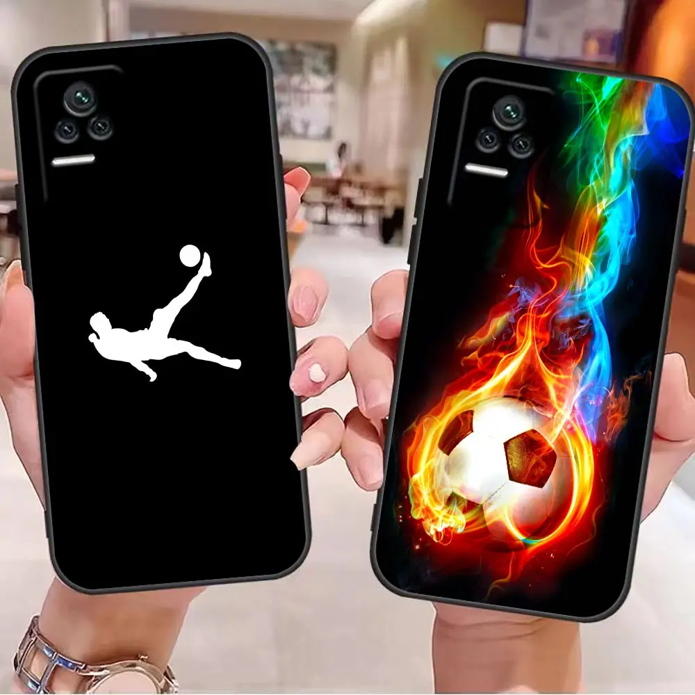 Sports Football Soccer Phone Case For Redmi K60 K50 K40 K30 K20 12C 10 10C 9T 9C 9A 9 8A 8 7A 7 Pro Plus TPU Funda Shell Capa