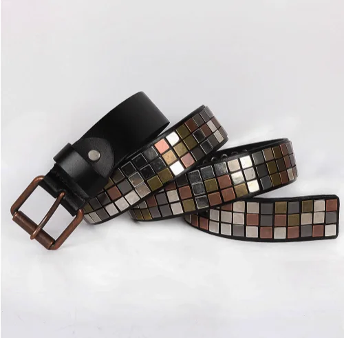 

Square Retro Vintage Heavy-duty Men's and Women's Personalized jeans Belt