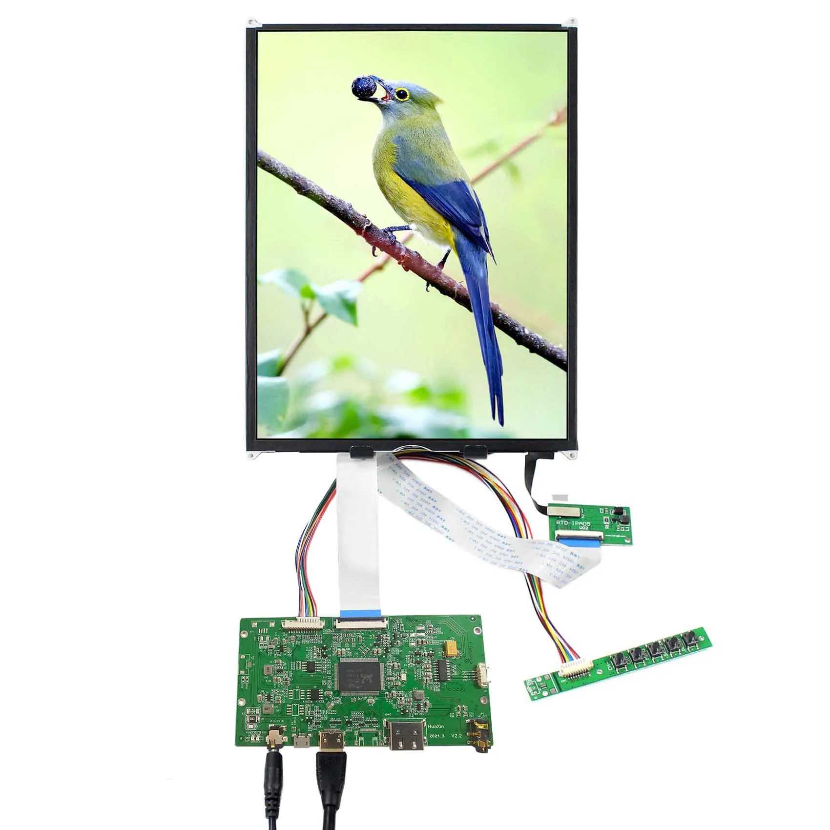 

9.7inch IPS LCD Screen LTL097QL02 LP097QX2 1536X2048 for IPAD-5 Display With H-D LCD Driver Board