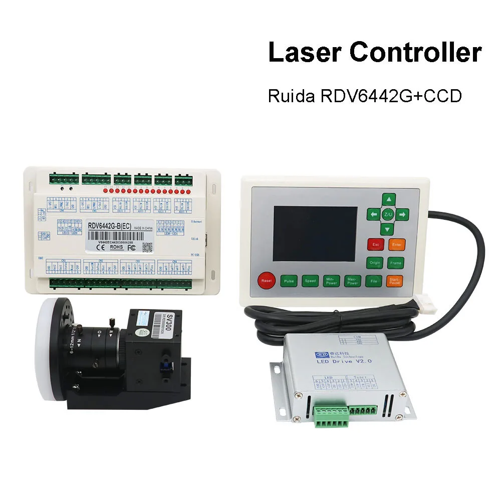 HAOJIAYI Ruida RDV6442G CCD Visual Co2 Laser Controller System for Laser Cutter Engraver Machine