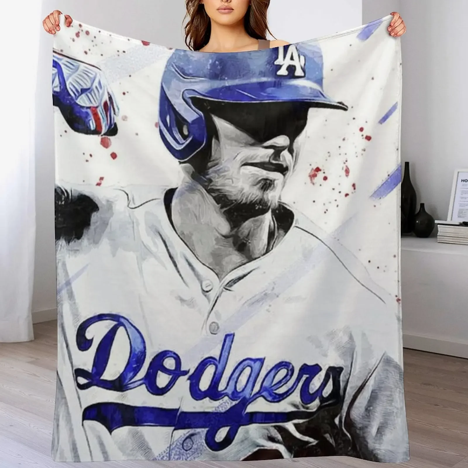 

Cody Bellinger Throw Blanket Decorative Sofas Shaggy Blankets For Sofas Moving Blankets