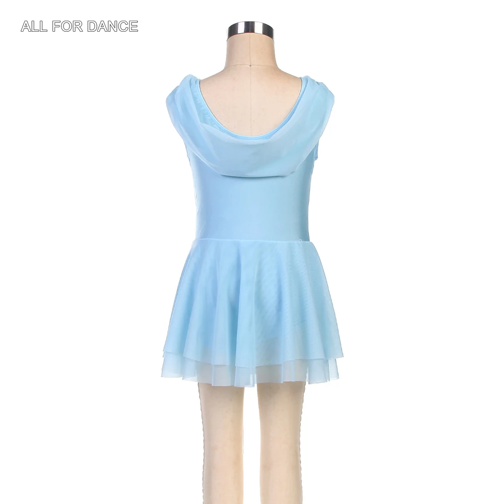 25062 Alle Für Tanz Blassblau Pailletten Spandex Ballett Kostüm Frau Lyrical Dance Kleid Erwachsene Ballett Kleid Dancewear