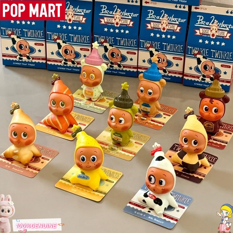 

POP MART Twinkle Twinkle Create Your Taste Series Blind Box Genuine Mystery Box Toys Doll Kawaii Anime Ornaments Collection Gift