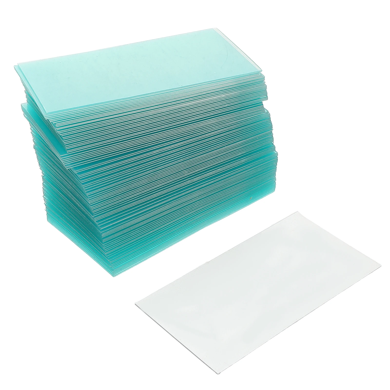 100Pcs Welding Protective Lens Replacement Clear Cover for Solar Auto Darkening Welding Hood Lens Protector