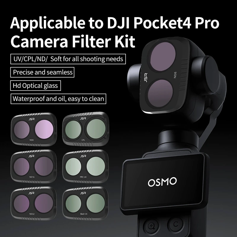 �y�Z�[�����zDJI Osmo Pocket 4Pro �J�����p�L�p�����Y �u���b�N�~�X�g ND8/16/32/64 �����t�B���^�[ CPL UV�ی� �i�C�g�X�^�[�A�N�Z�T���[