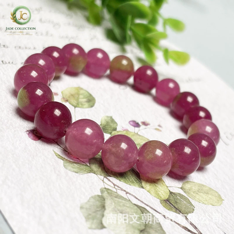 Quartzite jade bracelet, watermelon green bracelet, sold at street stalls10Yuan-style wholesale trade show gifts, live streaming