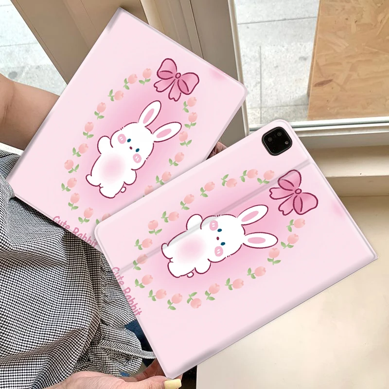 

Милый розовый чехол для планшета iPad Pro 10/11 дюймов (2020/6-го/7-го/8-го поколения), iPad Air 3-го/4-го поколения, iPad 9-го поколения, iPad Air 5-го поколения (2022), iPad Air 11