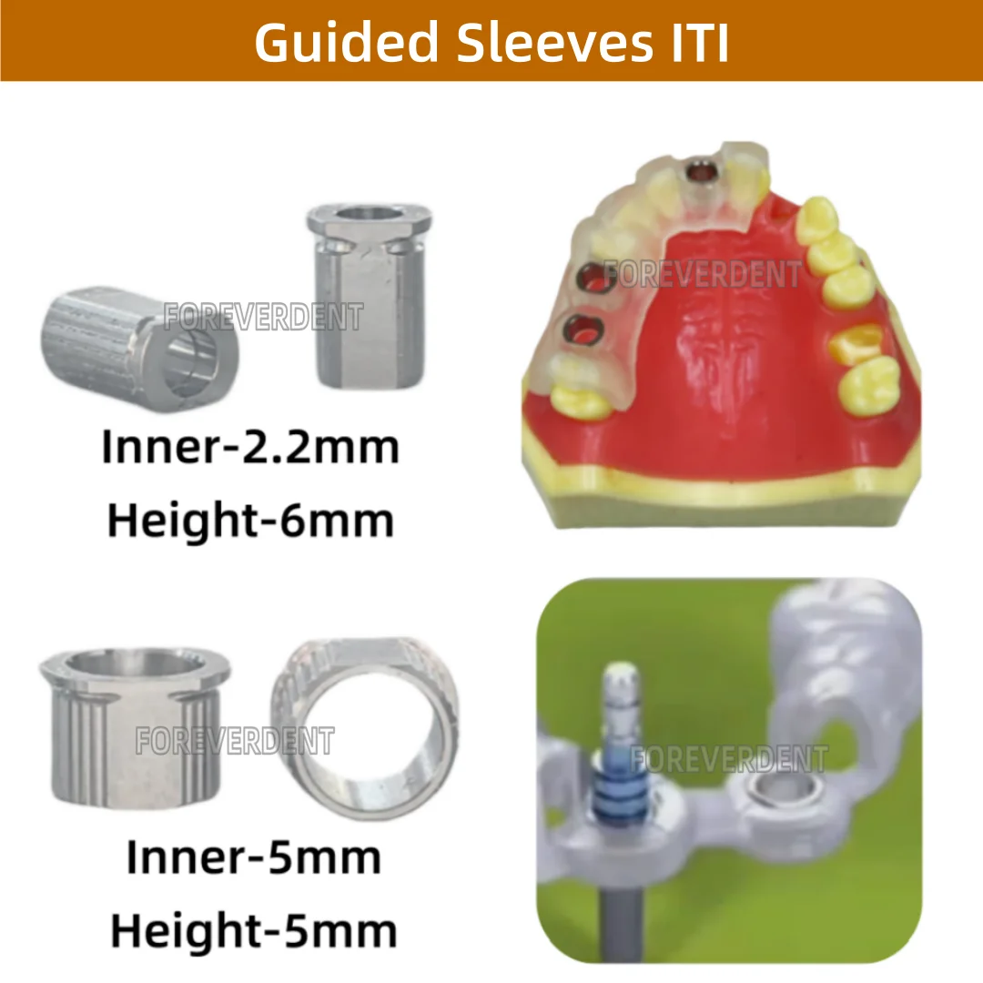 10 قطعة من الأكمام الموجهة الرقمية DIO للأسنان قالب تخطيط التصنيع الرقمي موضع الحفر 11 مقاسًا #4