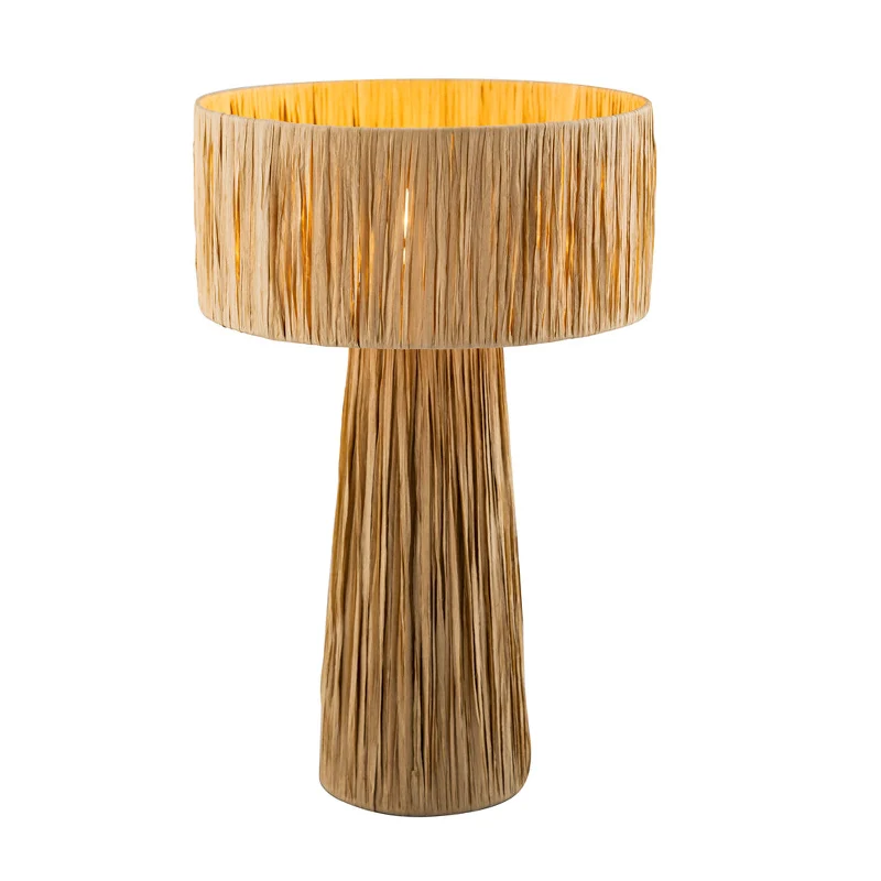 YY Ji Ji Ji Feng Floor Lamp Hand-Woven Rattan Creative Bedroom Bedside Lamp