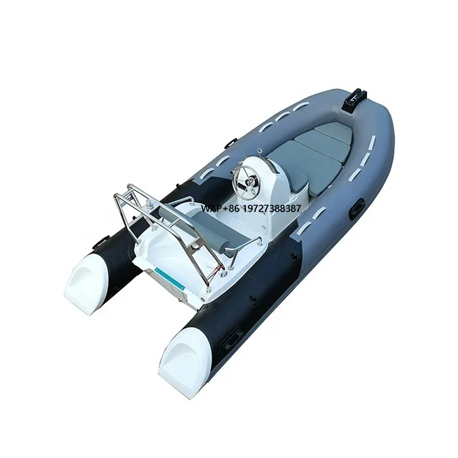 Small Cheap RIB 390 PVC/Hypalon/Orca Fiberglass Hull Inflatable Boat for Fun