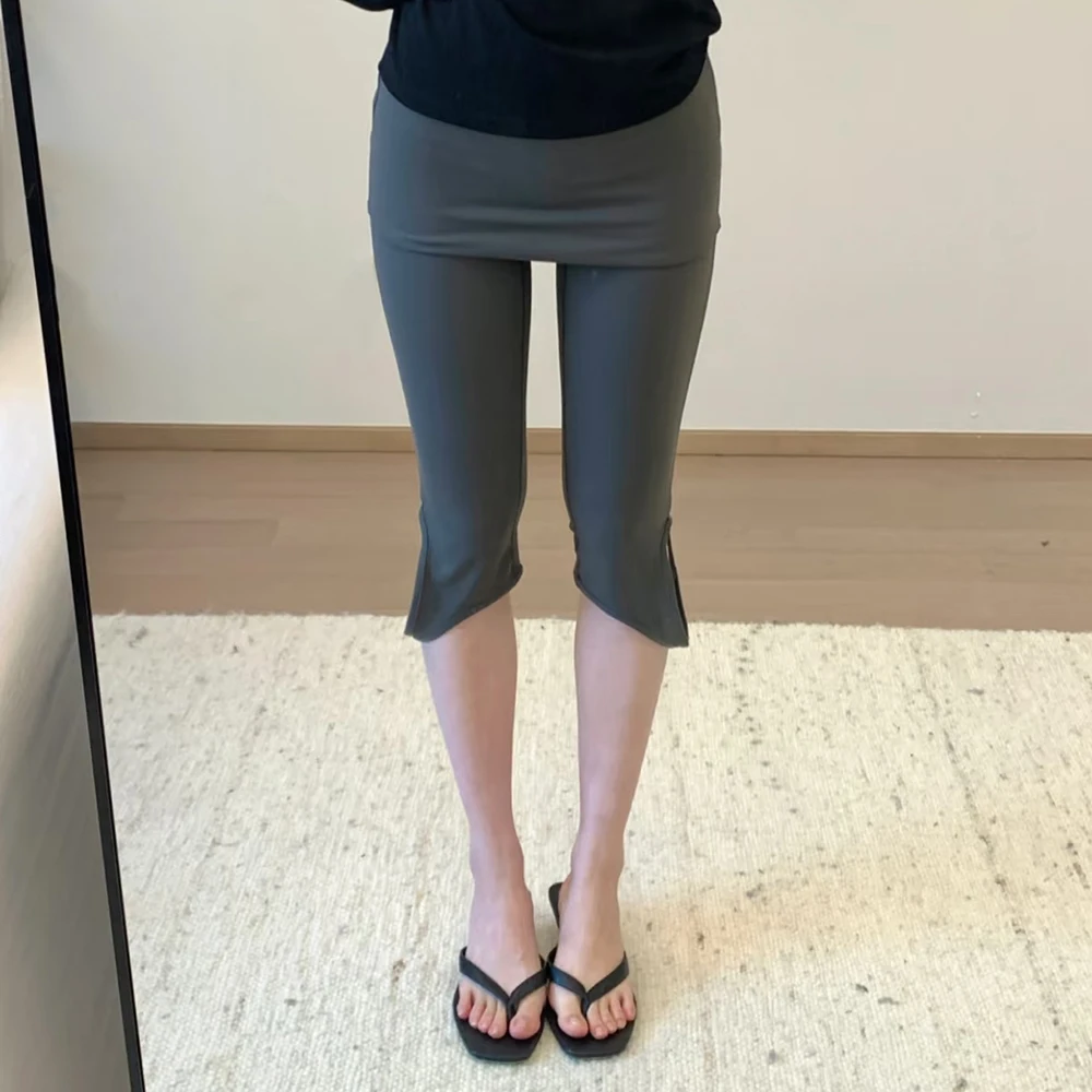 

Y2K Elegant High-Waisted Drawstring Tie Women's Straight Leg Pants Versatile Commuter Yoga Pants Summer 2025 New Collection