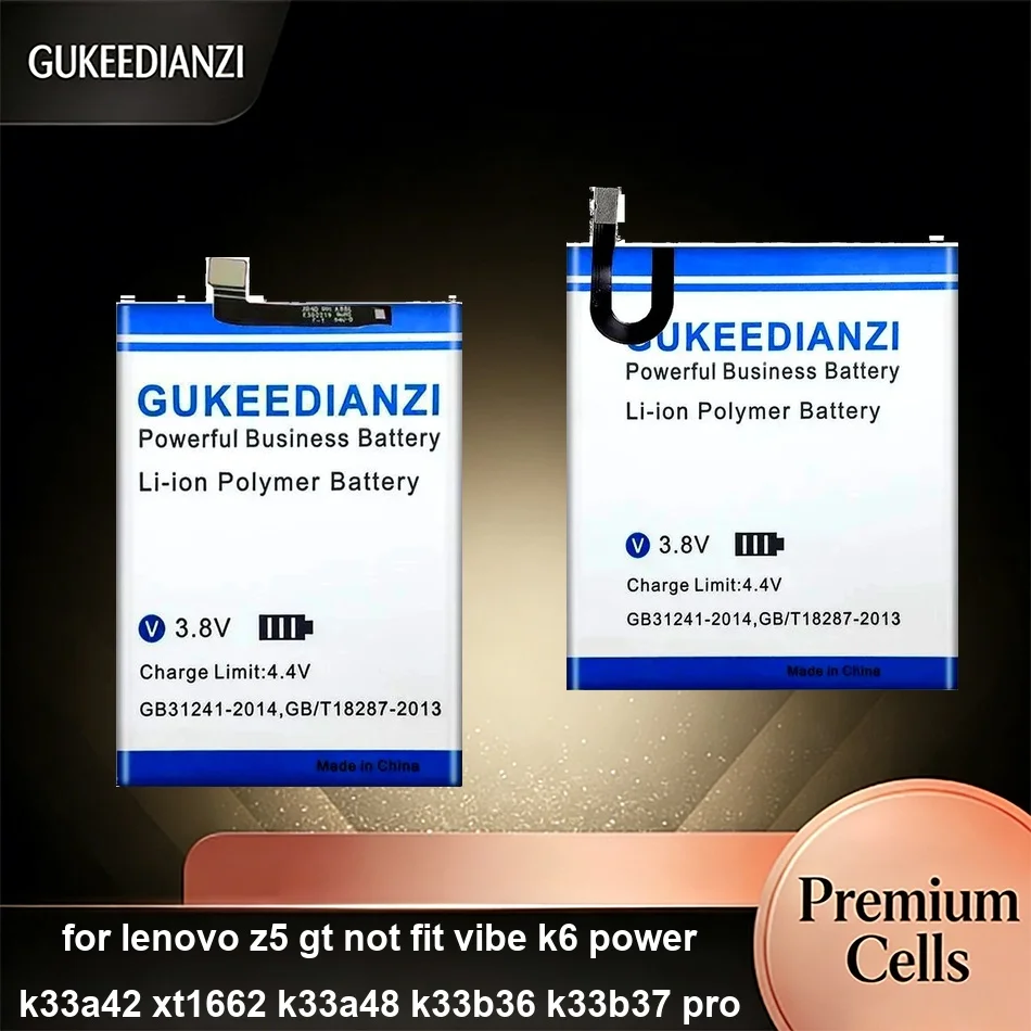 Аккумулятор для Lenovo Z5 GT, не подходит для Vibe K6 Power k33a42 XT1662 k33a48 k33b36 k33b37 Pro BL267 L78031 L78032 3650-5100 мАч