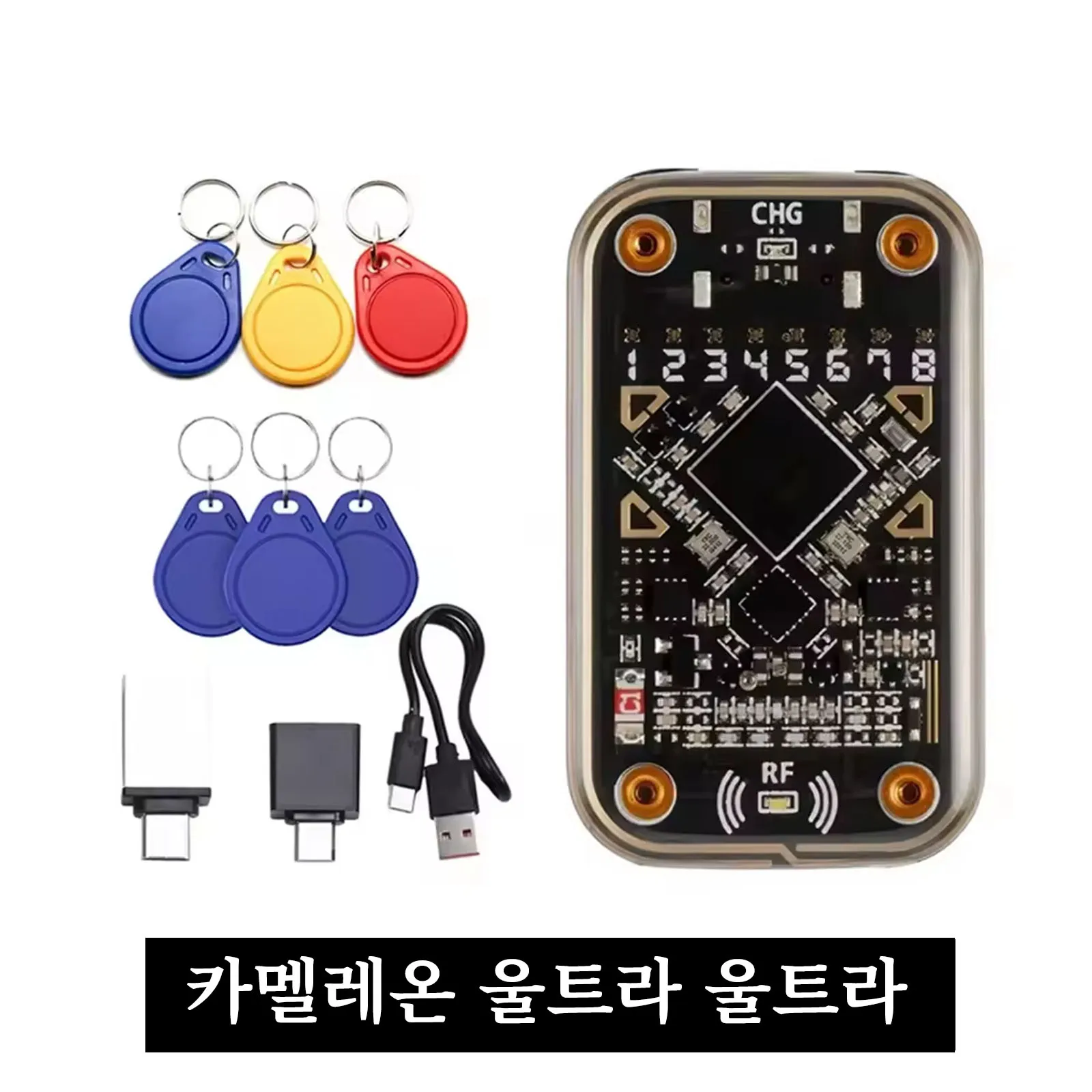 NFC 읽기 작가 스마트 칩 리더 ID IC 태그 에뮬레이터와 호환되는 새로운 카멜레온 울트라 비접촉식 스마트 카드 에뮬레이터