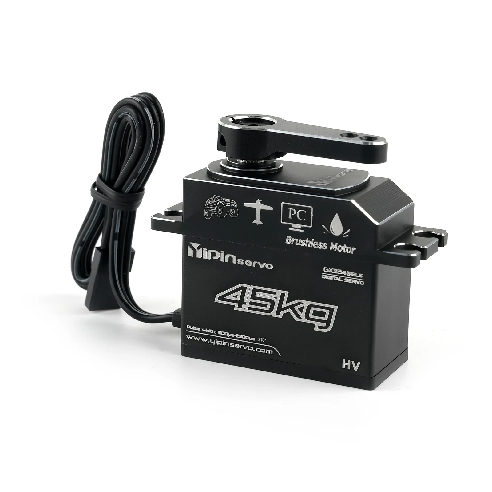 gx3345bls-45kg-digital-servo-brushless-motor-metal-gear-180-270-degree-high-torque-waterproof-rc-crawler-truck-robot-diy-parts