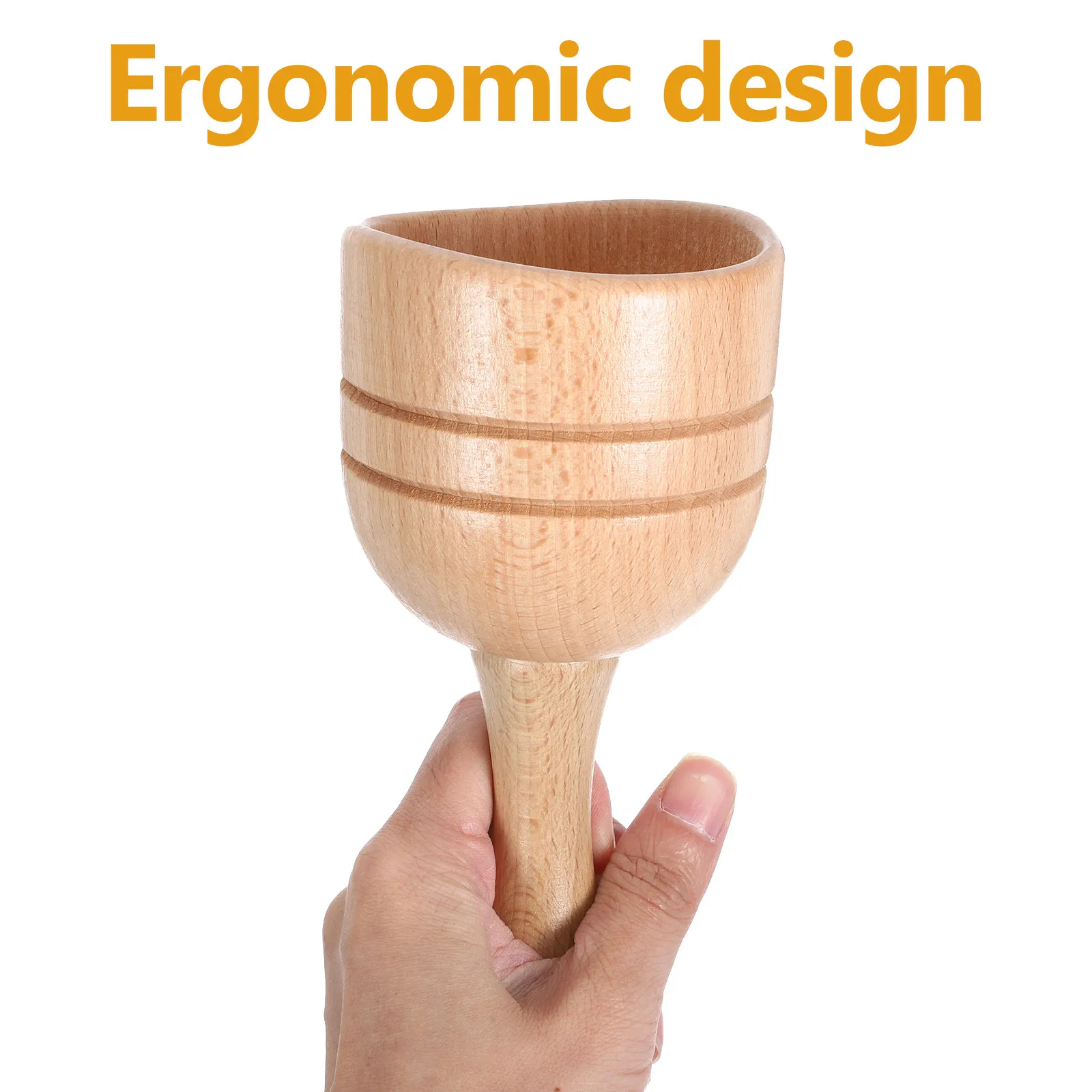 

Wooden Massaging Tool Ergonomic Wood Therapy Cup Body Massager for Scraping Cupping Cellulite Relief Wood Therapy Massage Tools