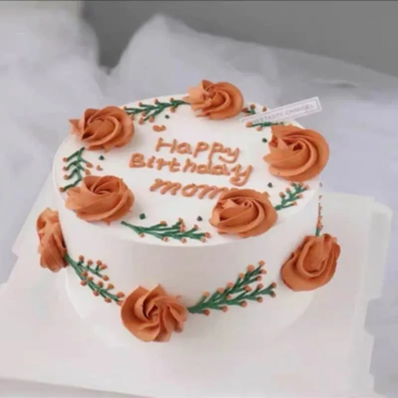 Simulated Birthday Cake Model Decoration Dessert Shop Fake Cream Cake Model Window Sample Display Ornaments Photography Props