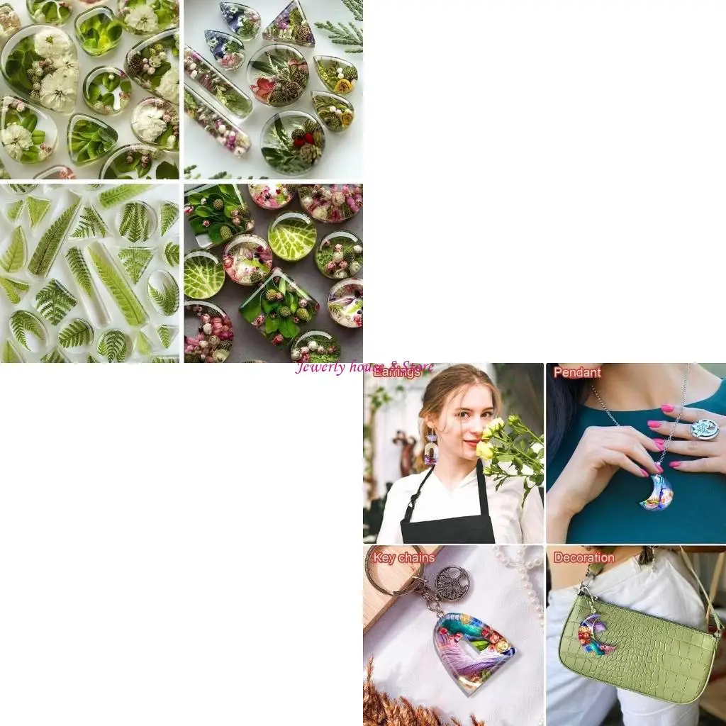 

Geometric Earring Silicone Mold Handmade Necklace Jewelry Keychain Pendant Mold