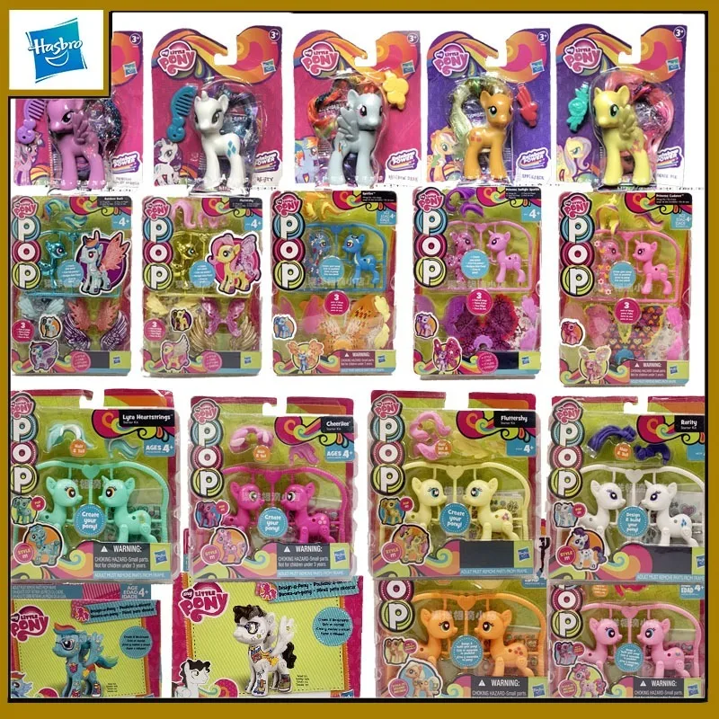 

Hasbro Original My Little Pony Anime Figure Diane Pie Apple Jack Action Figure Toys for Boys Girls Kids Gift Collectible