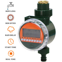 1PC Garden Irrigation Automatic Rain Sensor LED Water Timer High Quality Display Electonic Watering Timer Controller Plant Tool