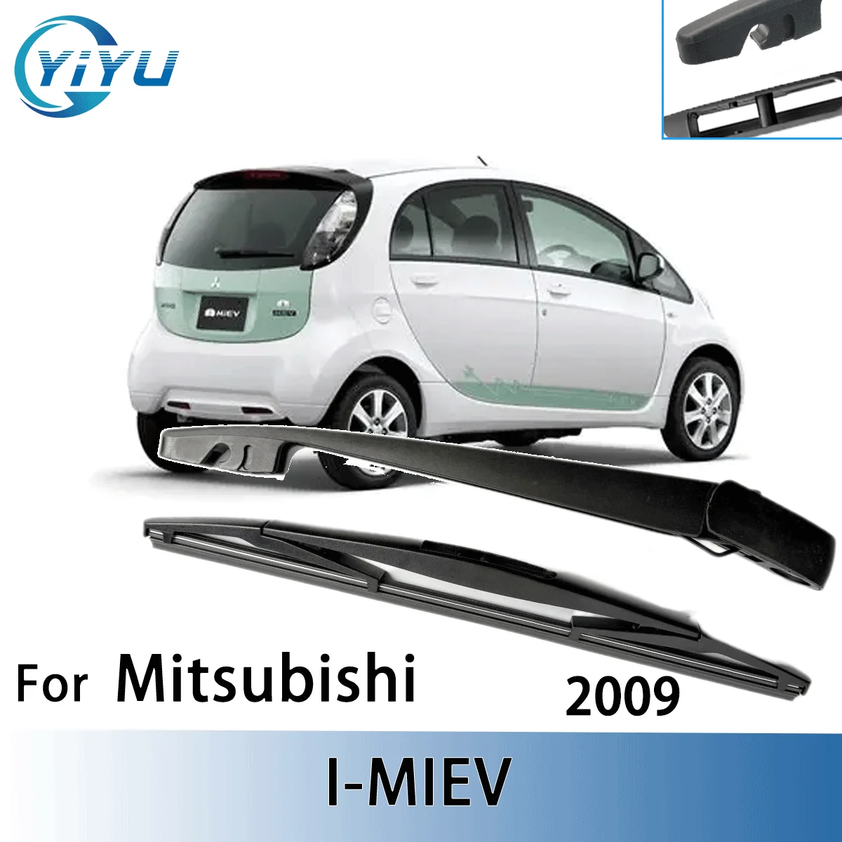 

1/2 шт., комплект рычагов стеклоочистителя заднего стекла для Mitsubishi I-MIEV 2009, щетки для дворников лобового стекла