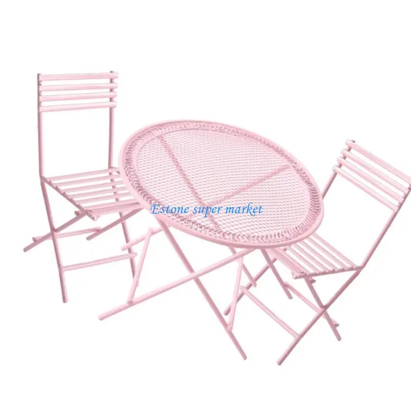 090B เก้าอี้วินเทจที่สมจริงชุดรับประทานอาหารโต๊ะสมจริงชุดเล่นทำท่าสำหรับเด็กแสดงบทบาทเก้าอี้เก้าอี้ของเล่น 1:12 บ้านตุ๊กตา