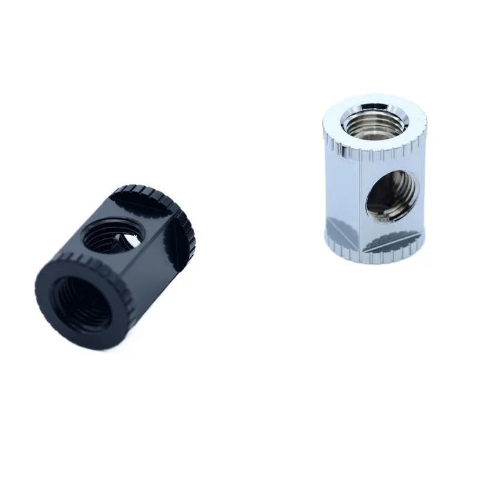 

Computer water-cooled connector multi-channel three-hole internal thread BDT-3T rectangular adapter