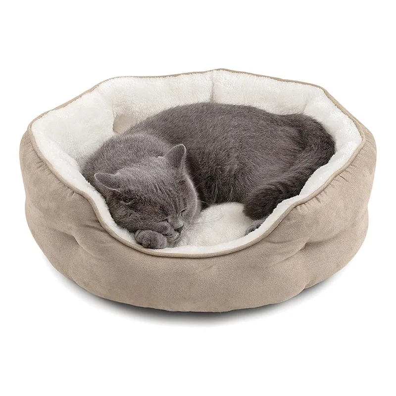 

Cat Couch Bed Winter Warm Indoor Dog House Anti-Slip Pet Sleeping Nest For Small Large Kitten Puppy Small Animals