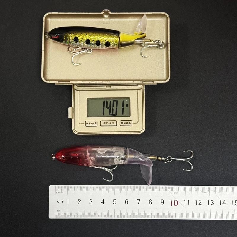 Whopper Popper – Señuelo topwater duro con cola giratoria - imagen 3