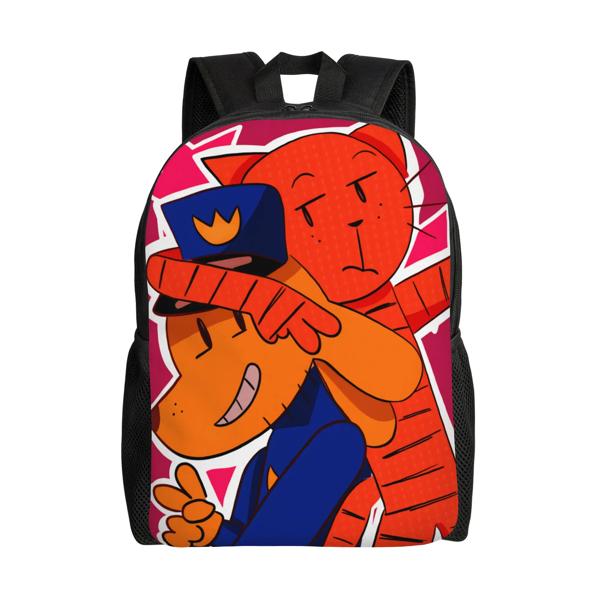 

Dog Man Dogman Movie Comic Backpack Sport Backpacks Male Custom Breathable School Bags Modern Rucksack