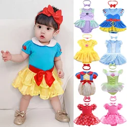 Baby Romper Toddler Elsa Snow Snow White Tutu Dress For Girl Newborn One Pieces Bodysuits Princess Baby Clothes Bebes Rompers