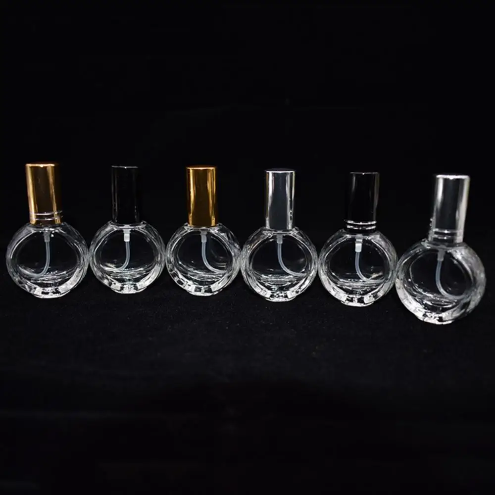 Reusable 10ml Clear Refillable Travel Perfume Atomizer Glass Pump Spray Bottle