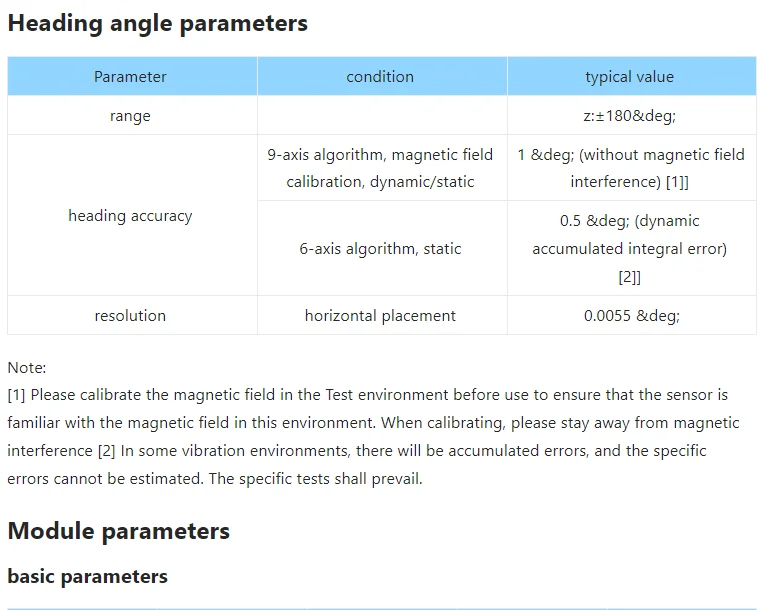 3-Achsen-Beschleunigungsmesser-Gyroskop Bluetooth 5.0-Winkelsensor mit elektronischem Kompass, Magnetometer und Neigungsmesser – Detail 5