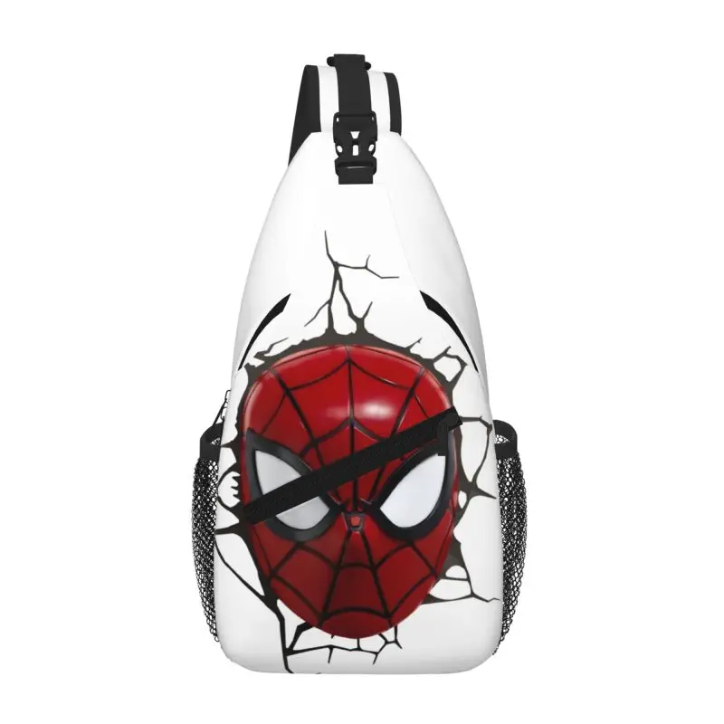 

Custom Classic Movie Superhero Spider Man Sling Bags Men Fashion Shoulder Chest Crossbody Backpack Cycling Camping Daypack