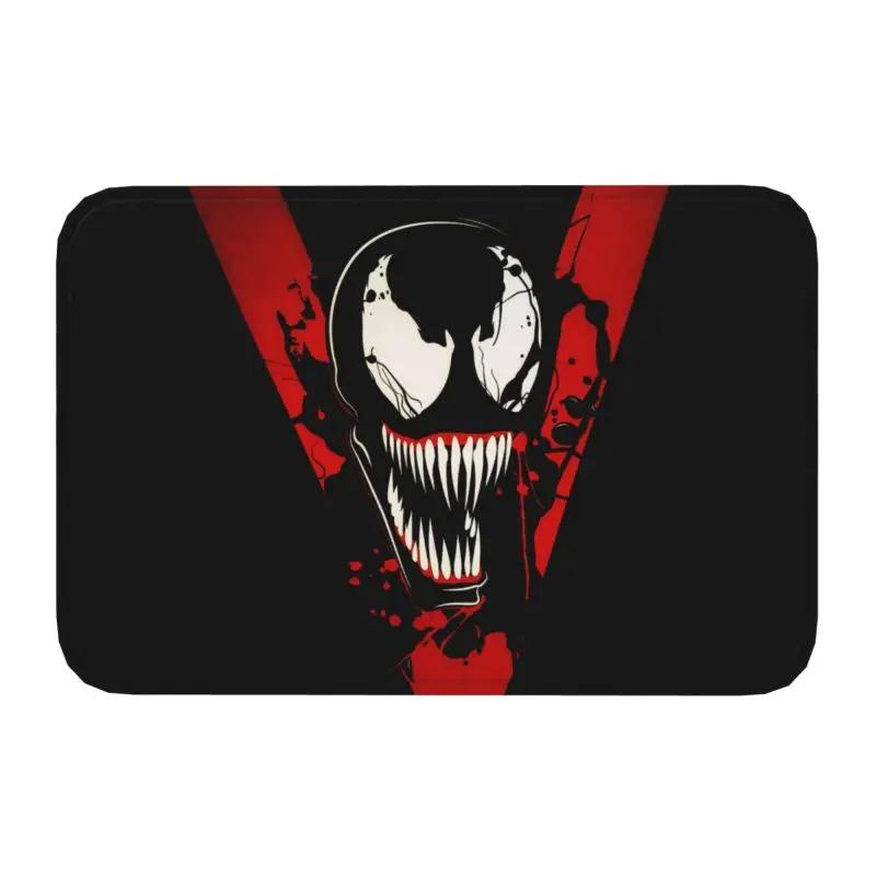 Custom Superhero Film Venom Front Door Floor Entrance Mats Outdoor Bath Kitchen Doormat Balcony Carpet Rug