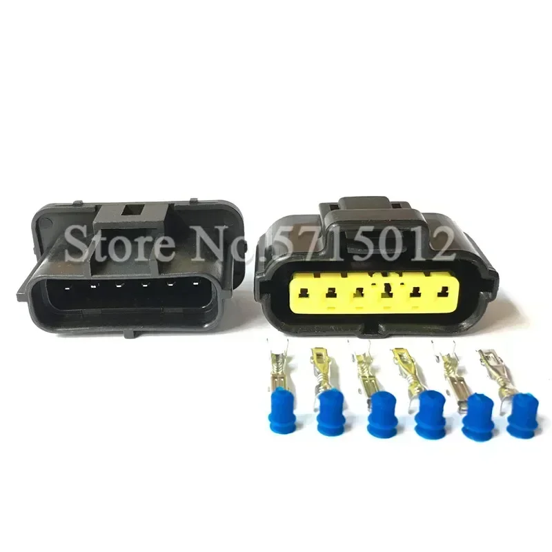 6 Hole 184060-1 Automotive Accelerator Pedal Connector Car Pump Plug For Ford KIA Hyundai Mitsubishi