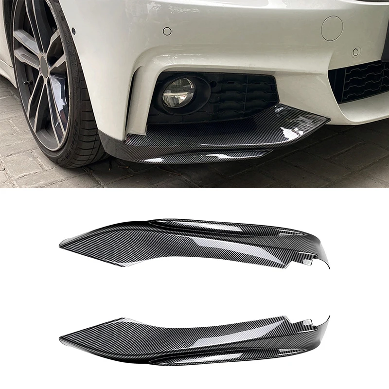 

Front Bumper Lip Splitter Spoiler Diffuser Body Kits Tuning For BMW 4 Series F32 F33 F36 M-Tech 2014-2020 Gloss Black