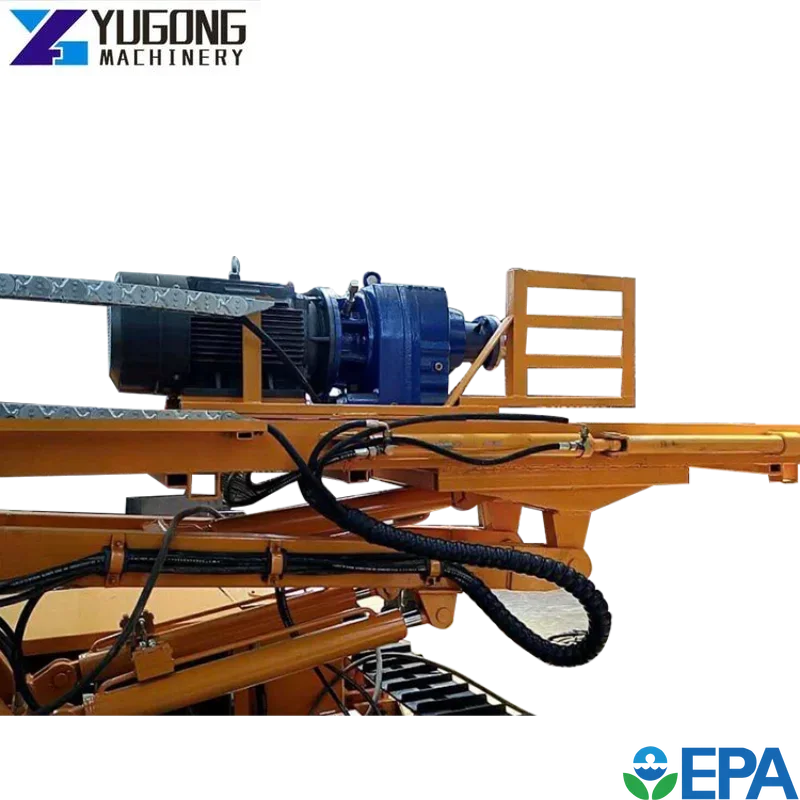 YG High Quality Crawler Type Slope Protection Drilling Rig 10m 15m Multifunctional Track Screw Drill Rig Pile Driver Equipment