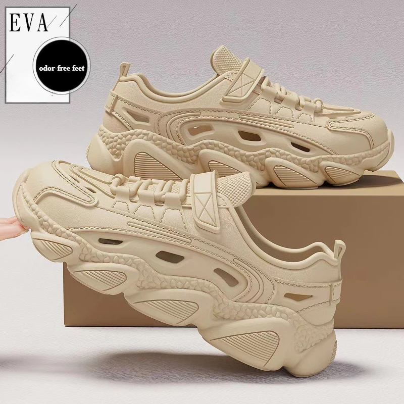 

Летние мужские сандалии с подошвой из ЭВА, мужские лоферы, дышащая обувь для пар, легкая удобная пляжная обувь, модная женская и мужская обувь