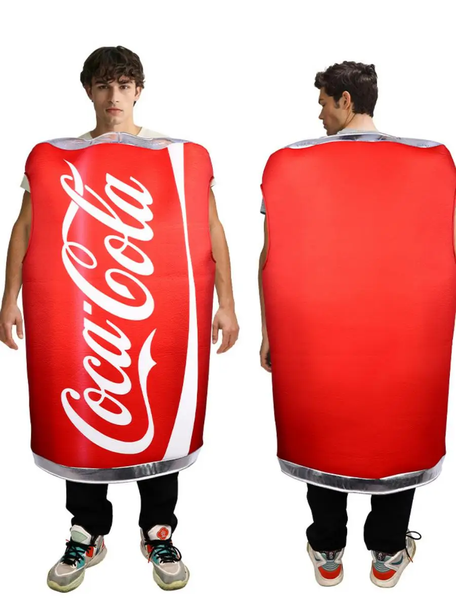 loween Monald's Food Cosplay Performance Suit Hot Dog Coca-Cola Burger One-Piece Suit for Campus Events And Performances