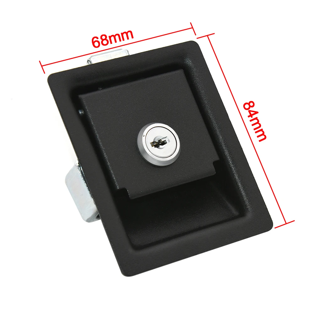 Black RV Paddle Entry Door Lock Latch Handle Knob Deadbolt Camper Trailer Lock Car Panel Door Lock caravana accesorios