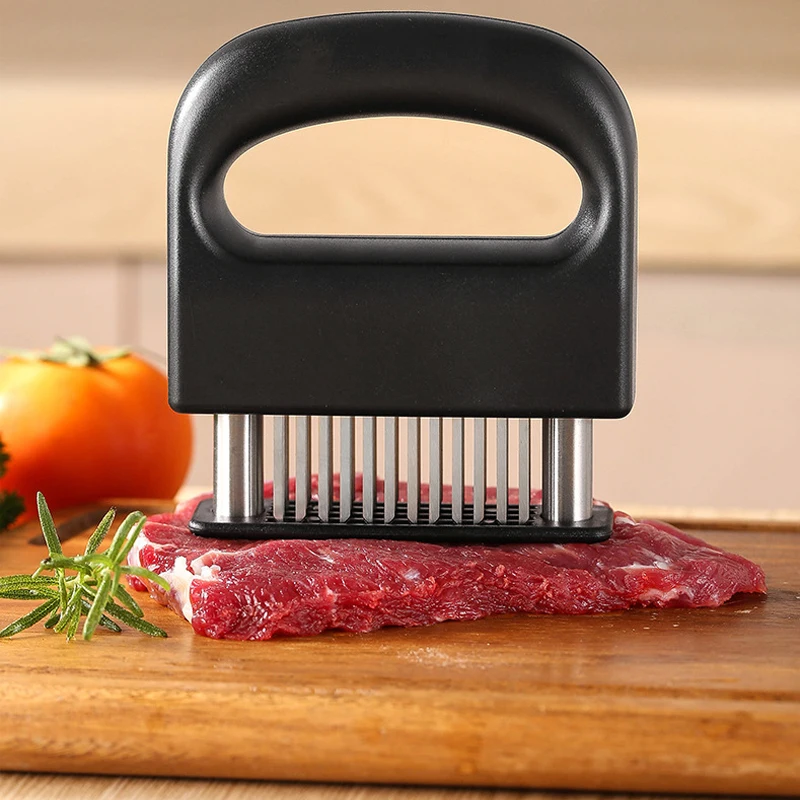 Meat Tenderizer 48 Stainless Steel Blades Needle Meat Tenderizer Cooking Tool Steak Mallet Meat Tenderizer Kitchen Gadgets