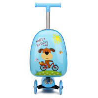 New cute skateboard suitcase scooter children's trolley luggage box 16 \